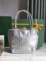 Goyard Black Anjou Mini - Silver 20x20x10cm - 2