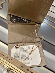 Bvlgari Matte Black Ceramic Necklace in Rose Gold - 6