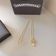 Chrome Hearts necklace in gold - purle pendant - 3