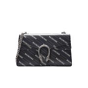 Gucci x Balenciaga The Hacker Project Small Dionysus Bag Black 28x18x9cm - 1