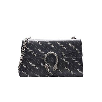Gucci x Balenciaga The Hacker Project Small Dionysus Bag Black 28x18x9cm