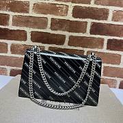 Gucci x Balenciaga The Hacker Project Small Dionysus Bag Black 28x18x9cm - 2