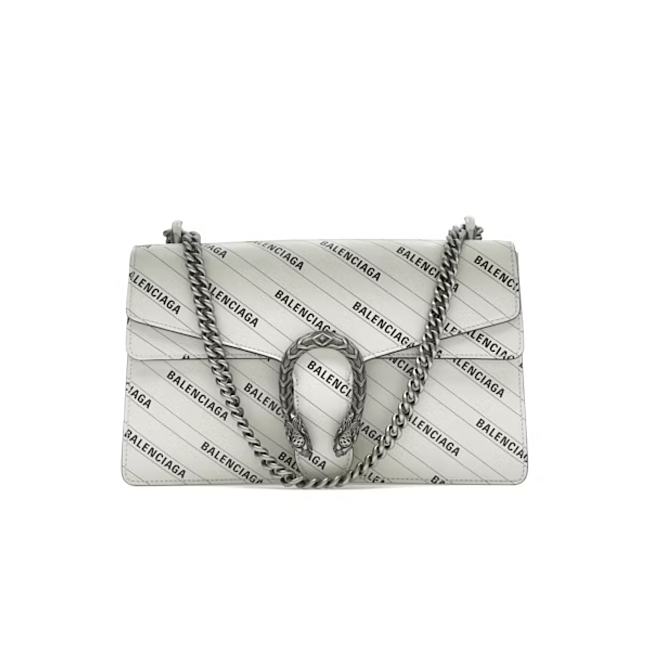 Gucci x Balenciaga The Hacker Project Small Dionysus Bag White 28x18x9cm - 1