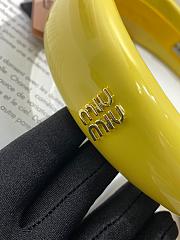 Miumiu headband - yellow - 2
