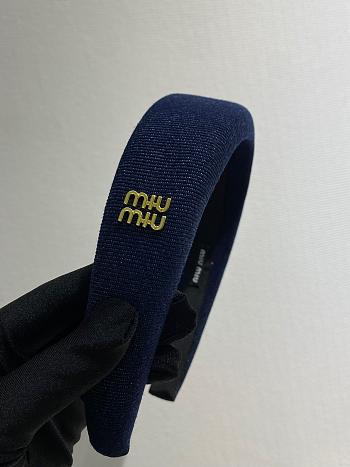 Miumiu headband - navy
