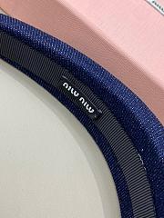 Miumiu headband - navy - 2