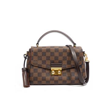 Louis Vuitton Croisette Damier Ebene Brown 25x17x9.5cm
