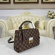Louis Vuitton Croisette Damier Ebene Brown 25x17x9.5cm - 4