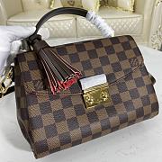 Louis Vuitton Croisette Damier Ebene Brown 25x17x9.5cm - 6
