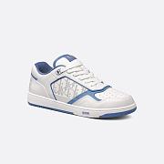 DIOR AND HYLTON NEL B27 Uptown Low-Top Sneaker White and Blue Smooth - 1