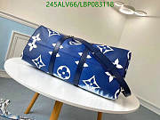 LOUIS VUITTON Monogram Escale Keepall Bandouliere 50 Blue 50x29x23cm - 5