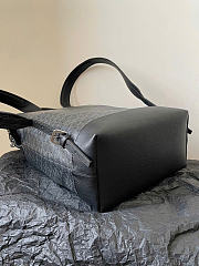 GOYARD Goyardine Calfskin Cisalpin MM Backpack Black 43x33x14cm - 5