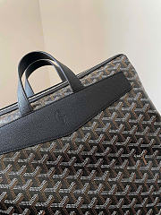 GOYARD Goyardine Calfskin Cisalpin MM Backpack Black 43x33x14cm - 2