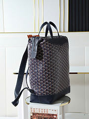 Goyard Navy Blue Goyard Cisalpin Backpack 33x43x14cm - 3