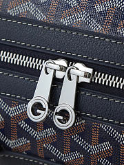 Goyard Navy Blue Goyard Cisalpin Backpack 33x43x14cm - 5