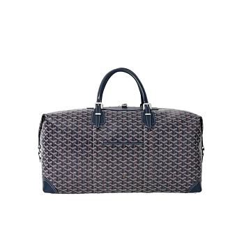 Goyard Bowling 55 Bag Navy Blue 55x32x22cm