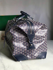 Goyard Bowling 55 Bag Navy Blue 55x32x22cm - 5