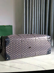 Goyard Bowling 55 Bag Navy Blue 55x32x22cm - 4