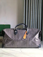 Goyard Bowling 55 Bag Navy Blue 55x32x22cm - 3