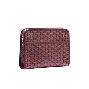 Goyard Jouvence MM Toiletry Bag Burgundy 30x23x7.5cm - 1