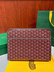 Goyard Jouvence MM Toiletry Bag Burgundy 30x23x7.5cm - 3