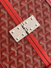 Goyard Bourget PM Trolley Case Red 36x50x24cm - 4