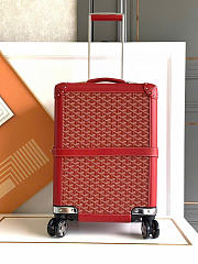 Goyard Bourget PM Trolley Case Red 36x50x24cm - 3