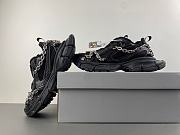 Balenciaha 3XL Chain black polyurethane and polyester sneakers 825622W3XPL1882 - 6