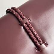 BOTTEGA VENETA Smooth Calfskin Medium Liberta Shoulder Bag Brown 30x20x8cm - 2