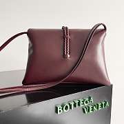 BOTTEGA VENETA Smooth Calfskin Medium Liberta Shoulder Bag Brown 30x20x8cm - 3