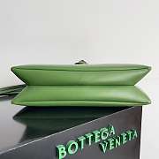 BOTTEGA VENETA Smooth Calfskin Medium Liberta Shoulder Bag Green 30x20x8cm - 6