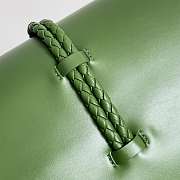 BOTTEGA VENETA Smooth Calfskin Medium Liberta Shoulder Bag Green 30x20x8cm - 2