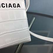 Balenciaga Phone Holder Crossbody Bag White 12x18x7cm - 5