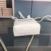 Balenciaga Phone Holder Crossbody Bag White 12x18x7cm - 4