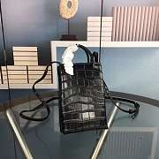 Balenciaga Phone Holder Crossbody Bag Black 12x18x7cm - 2