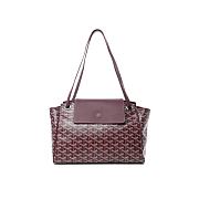 GOYARD Goyardine Rouette PM Burgundy 30x24x14.5cm - 1