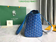 GOYARD Goyardine Rouette PM Sky Blue 30x24x14.5cm - 3