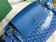 GOYARD Goyardine Rouette PM Sky Blue 30x24x14.5cm - 4