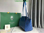 GOYARD Goyardine Rouette PM Sky Blue 30x24x14.5cm - 2