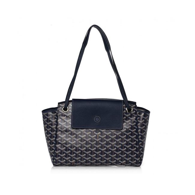 GOYARD Goyardine Rouette PM Blue Marine 30x24x14.5cm - 1
