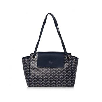 GOYARD Goyardine Rouette PM Blue Marine 30x24x14.5cm