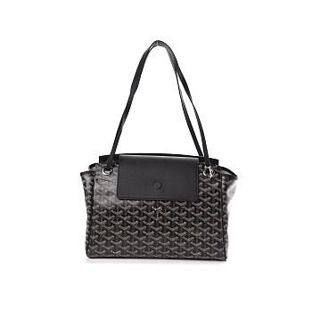 GOYARD Goyardine Rouette PM Black 30x24x14.5cm