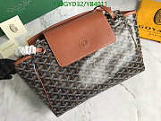 GOYARD Goyardine Rouette PM Black Gold 30x24x14.5cm - 3