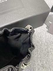 Saint Laurent Mini leather shoulder bag - black color 24x14x4cm - 3