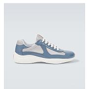 America's Cup patent leather sneakers in blue - 1