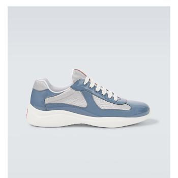 America's Cup patent leather sneakers in blue