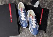 America's Cup patent leather sneakers in blue - 4