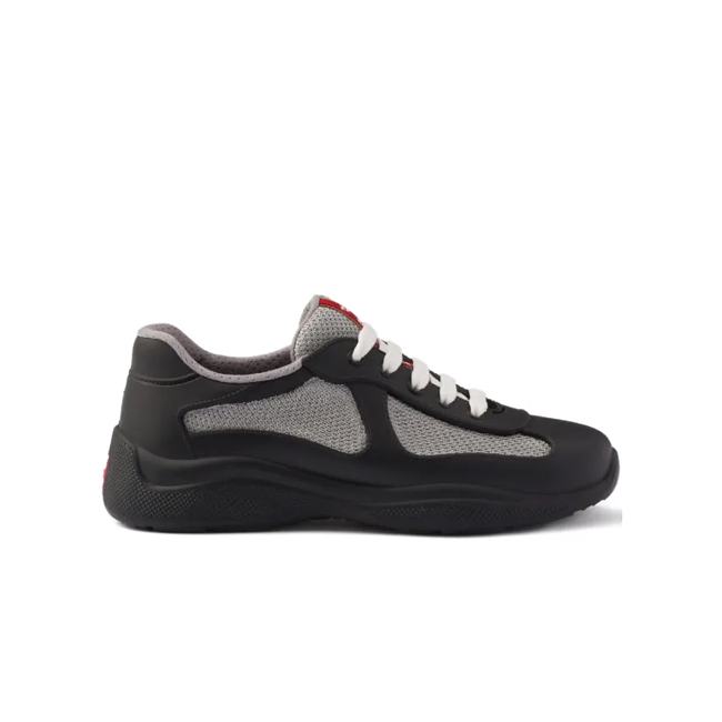 Prada Rubber America's Cup Sneakers - Black - 1