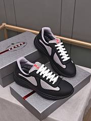 Prada Rubber America's Cup Sneakers - Black - 4
