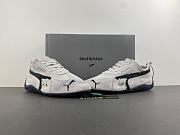 Balenciaga x Puma Speedcat Suede Distressed White Black 847146 WSDSD 9010 - 3